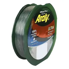 Linha Monofilamento Araty Ultra 0.35mm 19,2lbs 120m - Prata Foto mini  3