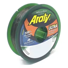Linha Monofilamento Araty Ultra 0.35mm 19,2lbs 120m - Prata Foto  mini 1