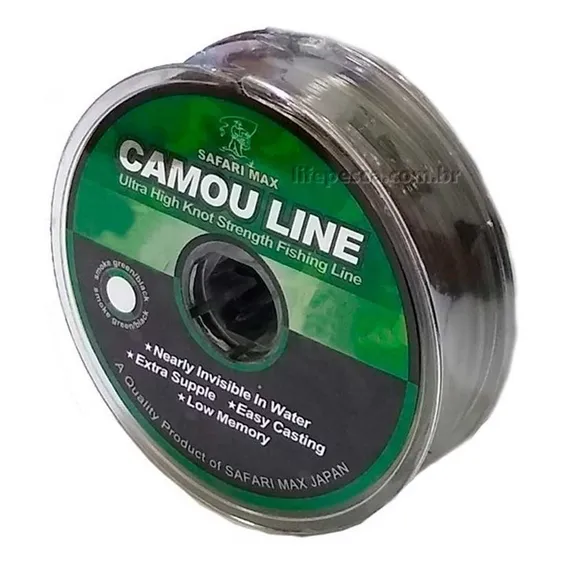 Linha Monofilamento Camou Line 0,80mm 152,3lbs/69,1kg - 100m Foto 1