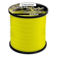 Linha Monofilamento Fiber Soft Amarelo 0,52mm 52lbs 500m Foto mini 2