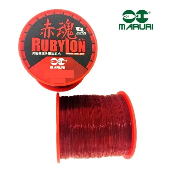 Linha Monofilamento Maruri Rubylon 0,33mm 13,4lb 600 Metros Foto 1