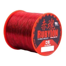 Linha Monofilamento Rubylon Vermelha 600m 0.30mm 17lb Foto mini 1