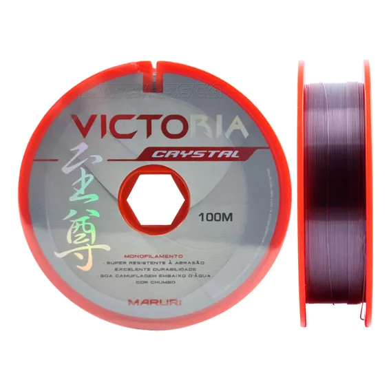 Linha Monofilamento Victoria Crystal Maruri 0,52mm - 100m Foto 1