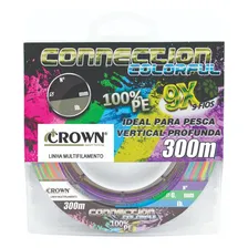 Linha Multi 9x Crown Connection Colorful 0.26mm 40lb 300m Foto mini  2