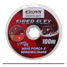 Linha Multi Crown Fiber Flex 8x 0.23mm 30 Lbs 100m - Cinza Foto  mini 1