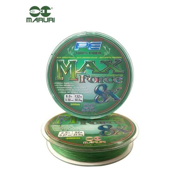 Linha Multi Maruri Max Force 8x 0,40mm 55lb/25,0kg - 150m Foto 1
