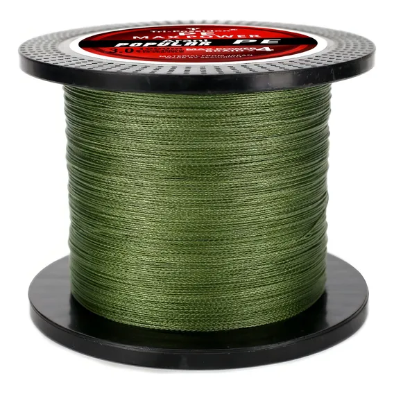 Linha Multifilamento 1000 Metros 4 Fios Max Power 4x Verde Foto 1