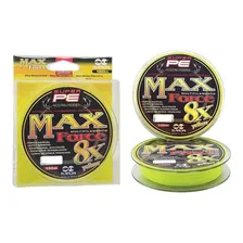 Linha Multifilamento 8x 0,40mm Max Force Amarela 150 Metros Foto  mini 1