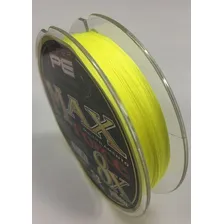 Linha Multifilamento 8x 0,40mm Max Force Amarela 150 Metros Foto mini  2
