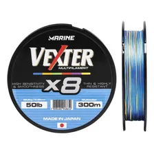 Linha Multifilamento 8x Vexter 300m Multicolor 60lb 0.40mm Foto mini 4