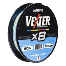 Linha Multifilamento 8x Vexter 300m Multicolor 60lb 0.40mm Foto mini 2
