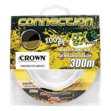 Linha Multifilamento Crown Connection 0,23mm 300m - Amarelo Foto  mini 1