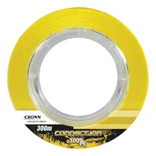 Linha Multifilamento Crown Connection 0,23mm 300m - Amarelo Foto mini  2