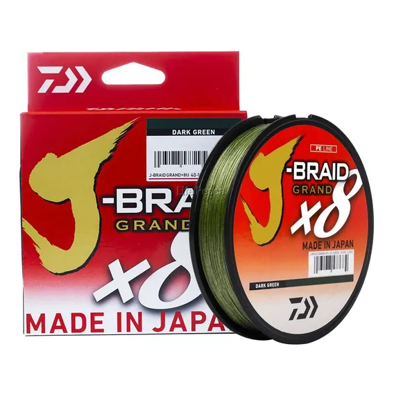 Linha Multifilamento Daiwa J-braid Grand 8x 270m 40 Lb Foto 1