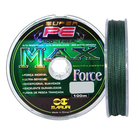 Linha Multifilamento Maruri 200m Max Force 4 Fios Foto 1