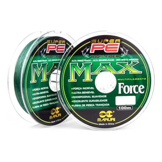 Linha Multifilamento Maruri Max Force 4x 0.30mm - 44lb -100m Foto 1