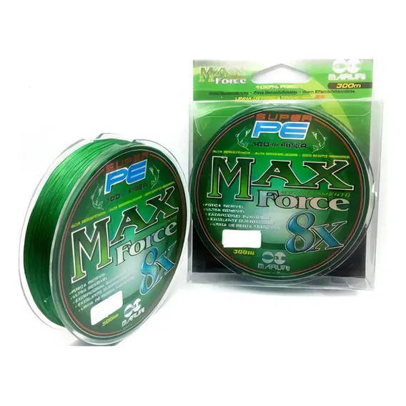 Linha Multifilamento Maruri Max Force 8x 0,20mm 24lbs 300m Foto 1