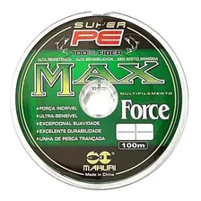 Linha Multifilamento Max Force 035mm-carretel 100mts Cor Verde Foto mini 4