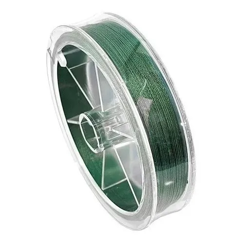 Linha Multifilamento Max Force 035mm-carretel 100mts Cor Verde Foto 1