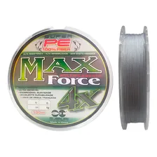 Linha Multifilamento Max Force 4x 0,30mm 300m Cinza Maruri Foto mini 1