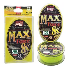 Linha Multifilamento Max Force 8x 0,18mm 22lbs 150m Amarela Foto mini 1