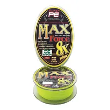 Linha Multifilamento Max Force 8x 0,18mm 22lbs 150m Amarela Foto mini 2