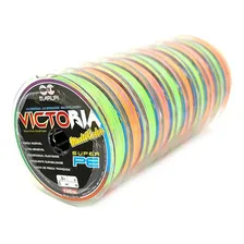 Linha Multifilamento Multicolor Victoria 8x 0,27mm 30lb 100m Foto mini  3