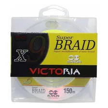 Linha Multifilamento Victoria 9 Fios 150m Amarela Foto mini  3