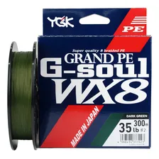 Linha Multifilamento Ygk G-soul Grand Pe Wx8 300m 40lb Foto mini 1