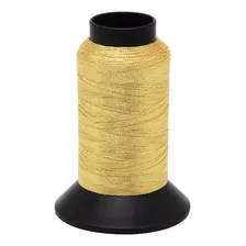 Linha Para Bordar Metalizada Ricamare Vc 1000m Tex 27 Cor 2999- Ouro Foto mini 1