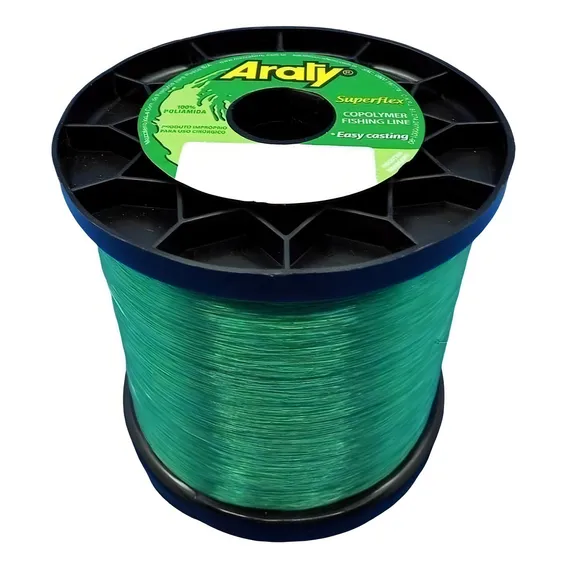 Linha Pesca Araty 0,45 Mm Verde 250 Gramas 1270 Metros Foto 1