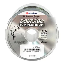 Linha Pesca Dourado Top Platinum Monofilamento 0,80mm 100m Foto mini 1