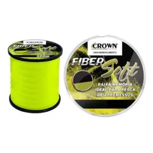 Linha Pesca Mono Soft Baixa Mem贸ria Fiber Crown 0,40mm 500m Cor Amarela Foto mini 1