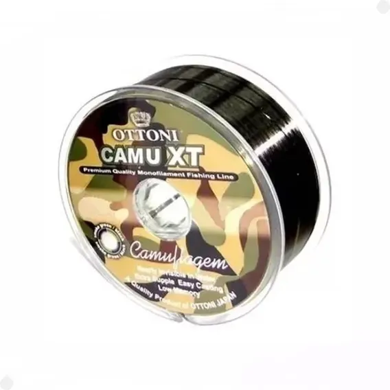 Linha Pesca Monofilamento Camu Xt 0,20mm 500m Camuflada Cor Marrom Foto 1