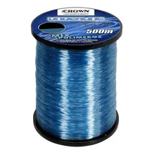 Linha Pesca Monofilamento Crown Underline 0,33mm 21lb 500mt Cor Azul Foto mini  2