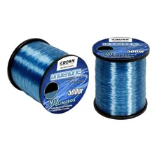 Linha Pesca Monofilamento Crown Underline 0,33mm 21lb 500mt Cor Azul Foto mini  3