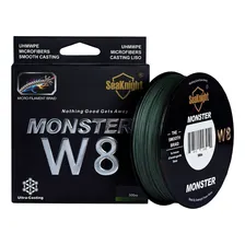 Linha Pesca Multifilamento 500m 8 Fios Monster 8x Verde Foto mini 1