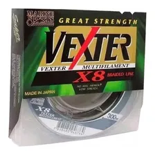Linha Pesca Multifilamento Marine Vexter X8 0.25mm 30lb 300m 8 Fios Cor Verde Foto mini 4