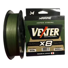 Linha Pesca Multifilamento Marine Vexter X8 0.25mm 30lb 300m 8 Fios Cor Verde Foto mini 3