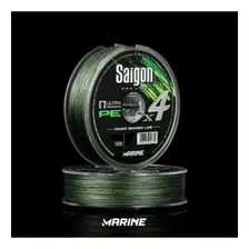 Linha Pesca Multifilamento Saigon 4 Fios 0,37mm 55lb 100m Cor Verde Foto mini 2