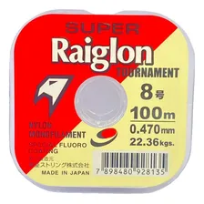 Linha Pesca Transparente Super Raiglon 100m 0,470mm Foto mini 3
