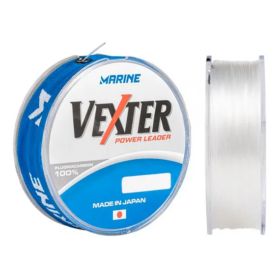 Linha Pesca Vexter Leader 100% Fluorocarbon 0,47mm 30lb 50m Foto 1