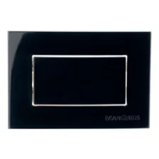 Linha Sleek Ebony Conjunto Interruptor Simples Para M贸veis Cor Preto Foto mini 1