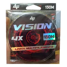 Linha Trançada - Multifilamento - 4 Fios - Multi 4x Cor Dark Green - Vision 4x - 0,43mm Foto mini 4
