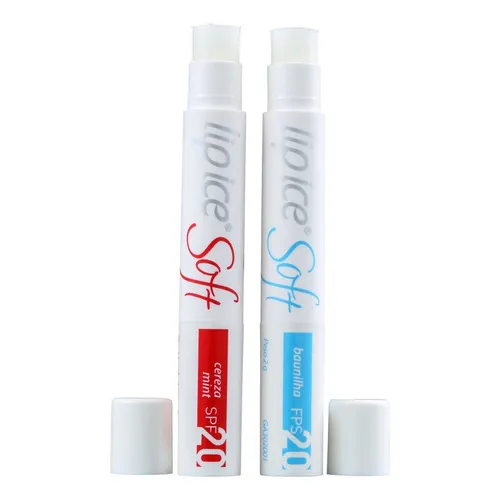 Lip Ice Pack Promo Soft Baunilha E Cereja Fps 20 - Blz Foto 1