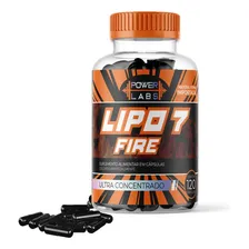 Lipo 7 Fire 120 Caps Power Labs Melhor Termogênico Foto  mini 1