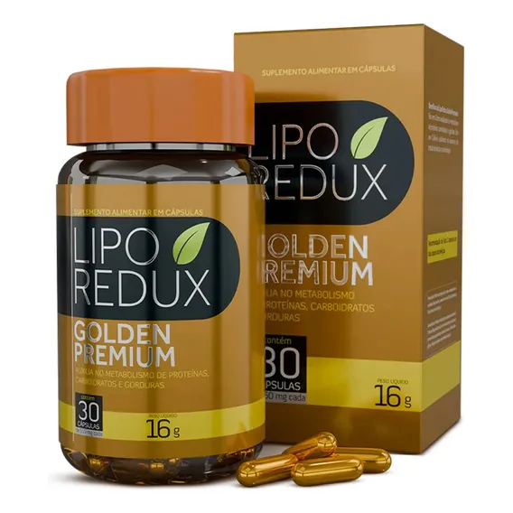 Lipo Redux Golden Premium Sem Sabor Foto 1