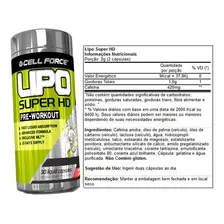 Lipo Super Hd 30 Cápsulas Cell Force Foto mini 4