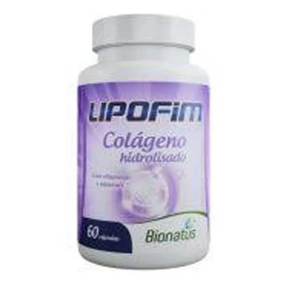 Lipofim Colageno C/ Vit E Min 60 Caps Bionatus Foto 1