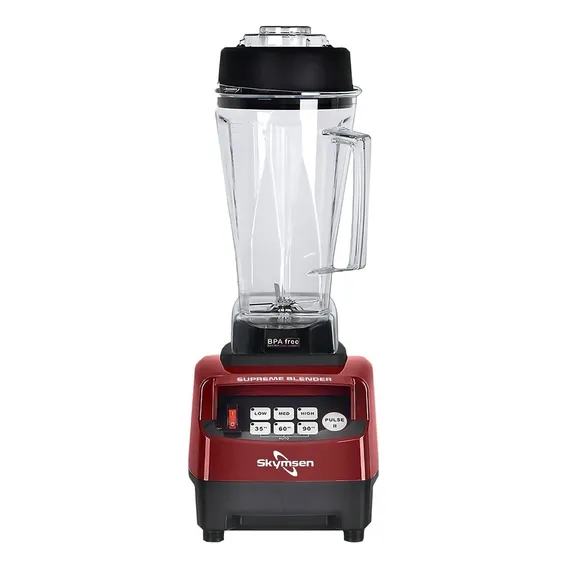 Liquidificador 38.000rpm Bs2 Programado Blender 2l Skymsen Cor Vermelho-carmim 220V - 240V Foto 1